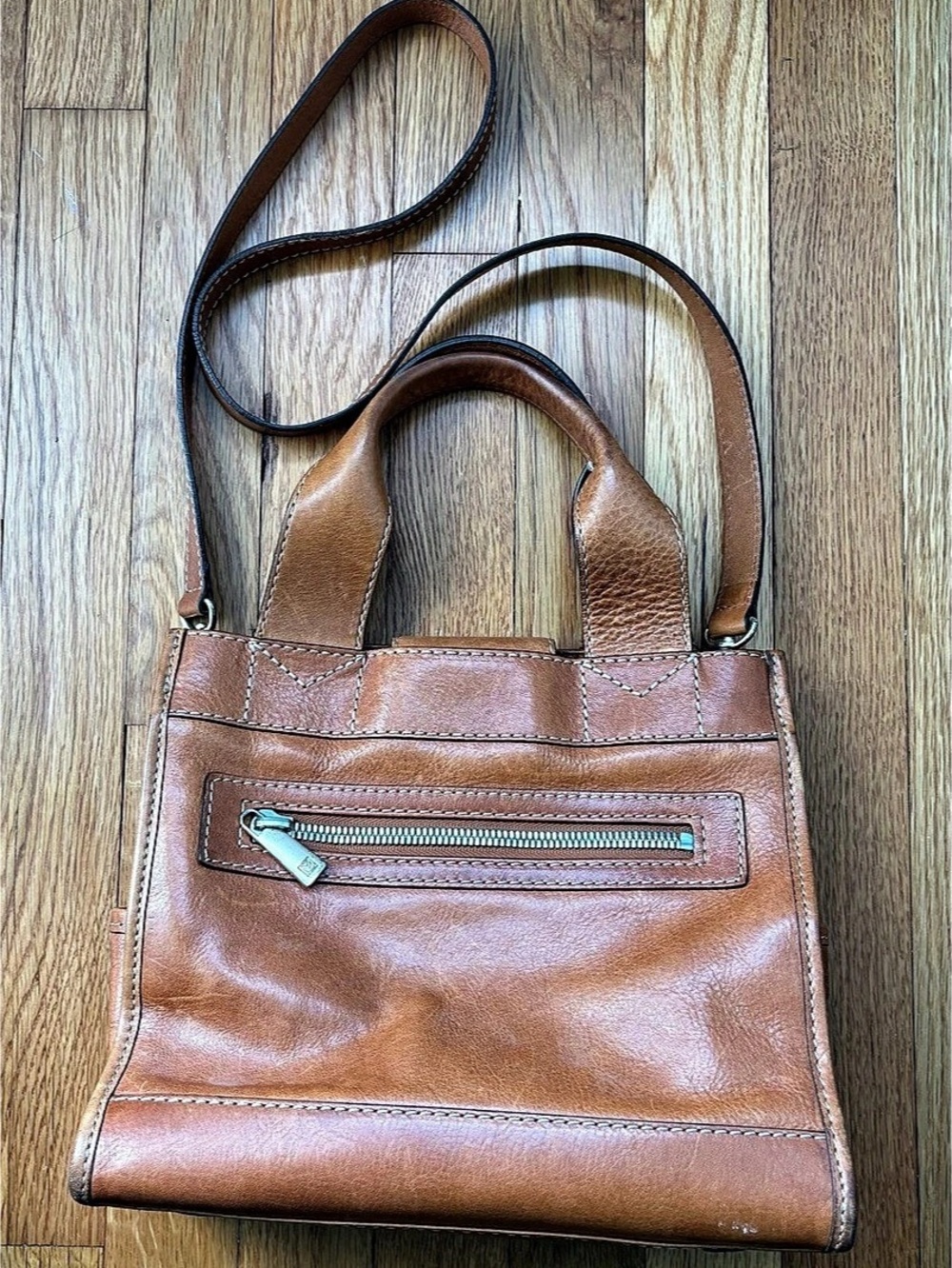 Michael Kors Brown Leather Satchel